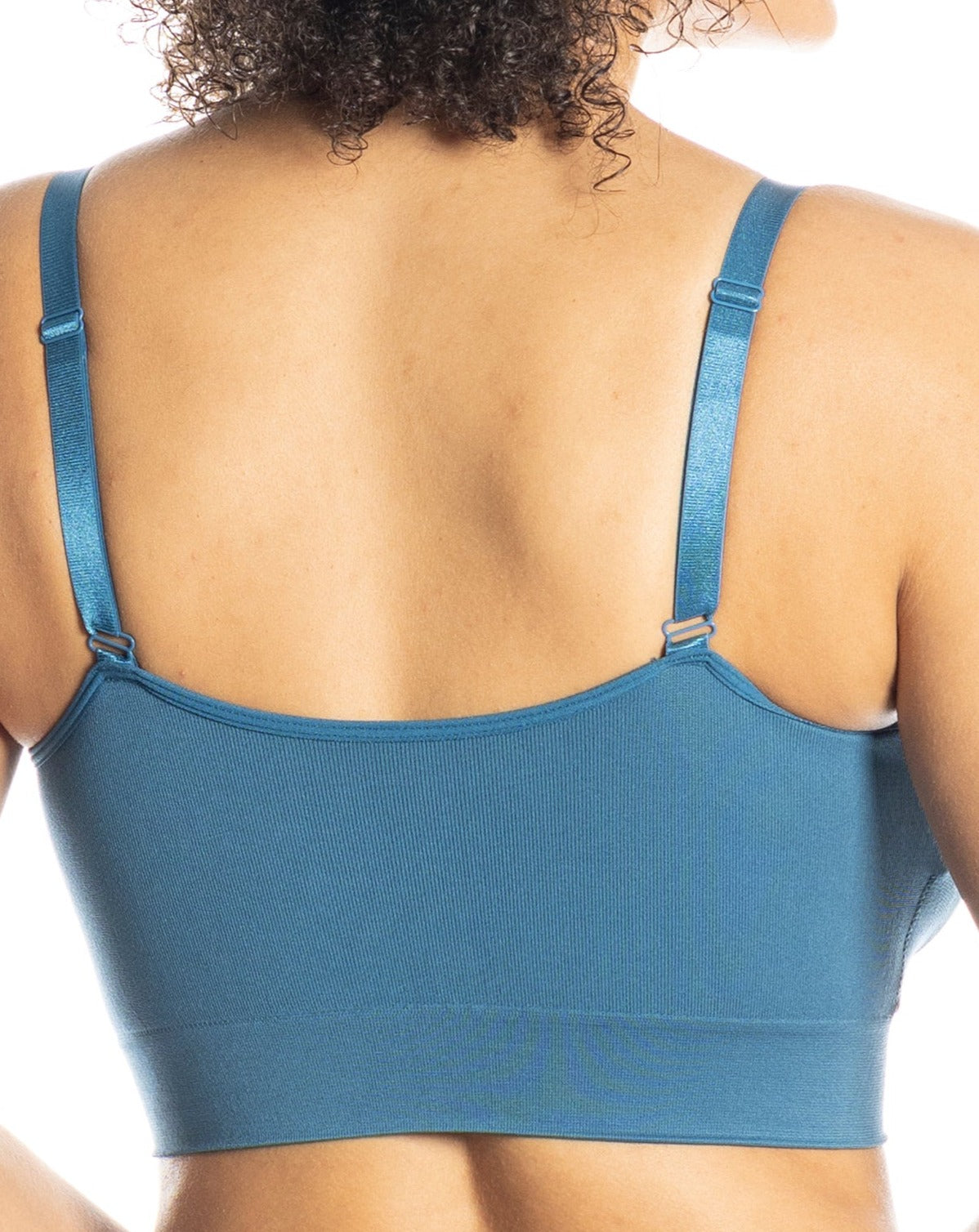Ahh Bra Wire free with Mesh Neckline with Adjustable Straps - style 9338