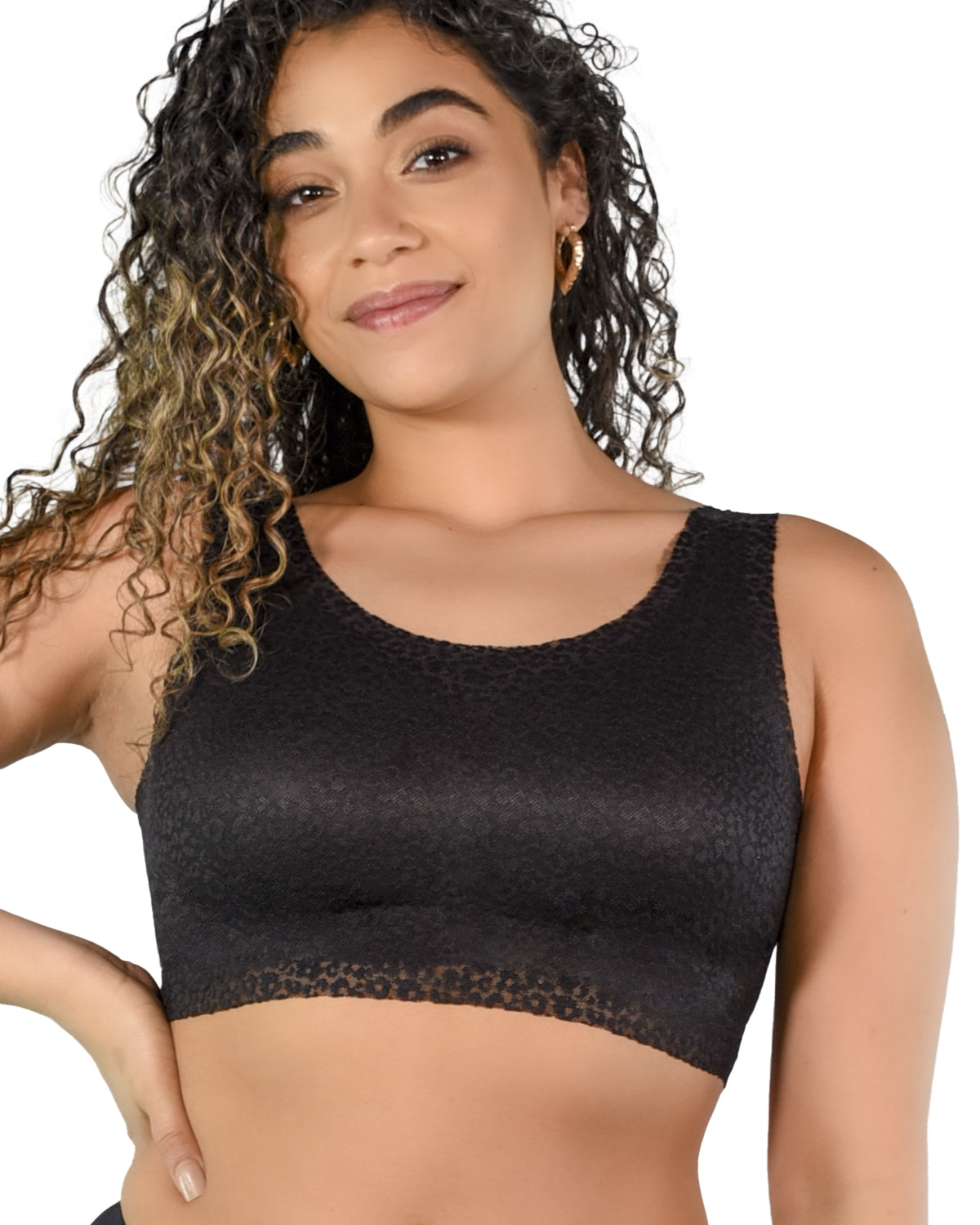 Stretch Animal Mesh Leisure Bra_Rhonda_Shear_7