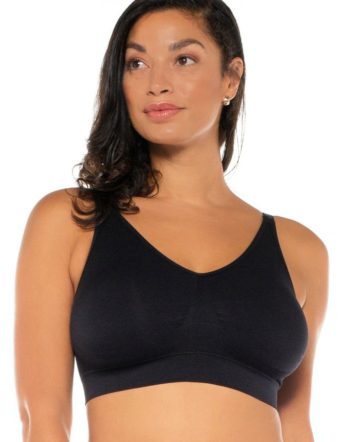 Seamless Ahh Bra with Lace Back Detail - style 9363