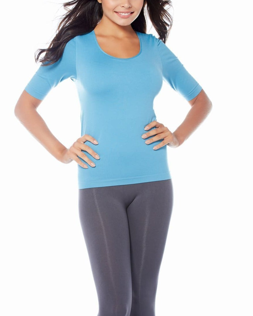 Ahh Heavenly T-Shirt with Built in Bra_Rhonda_Shear_4