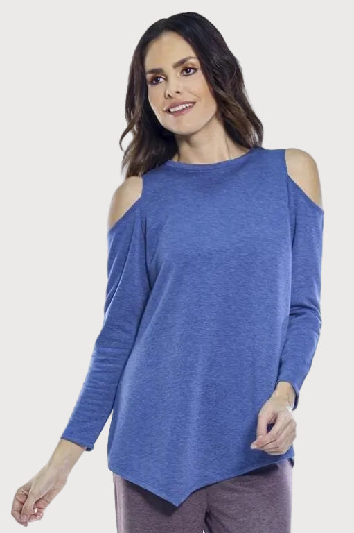 Cold Shoulder Long Sleeve Top_Rhonda_Shear_5