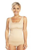 Lace Overlay Seamless Tank with Shelf Bra_Rhonda_Shear_11