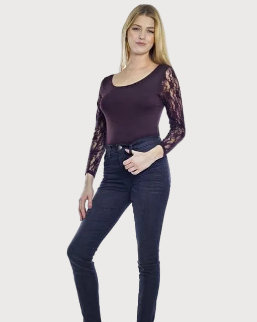 Lace Sleeve Bodysuit_Rhonda_Shear_6