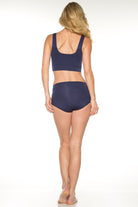 Seamless Brief with Lace Overlay : Sale Colors_Rhonda_Shear_17