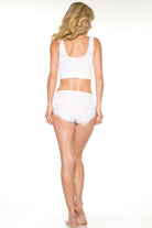 Seamless Brief with Lace Overlay : Sale Colors_Rhonda_Shear_19
