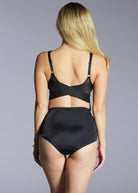 0121 black bra back, with elastic under bust - blond woman with a matching set 