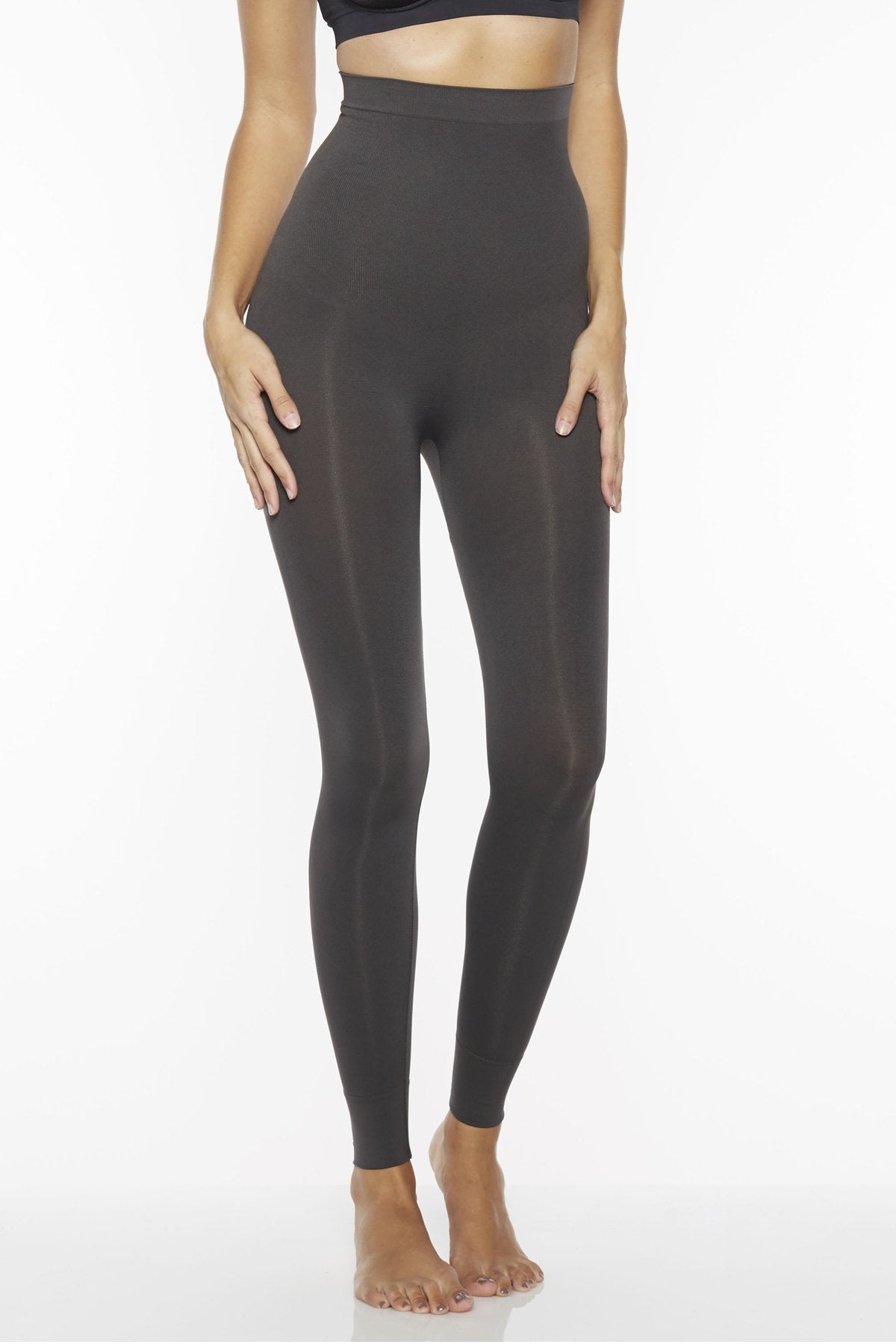 Rhonda Shear Women's 2-pack Fleece-Lined Leggings Black/Chocolate XL/1X Size