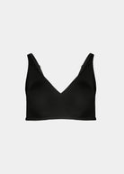 Ribbed Knit Surplice Front Bra - 1692