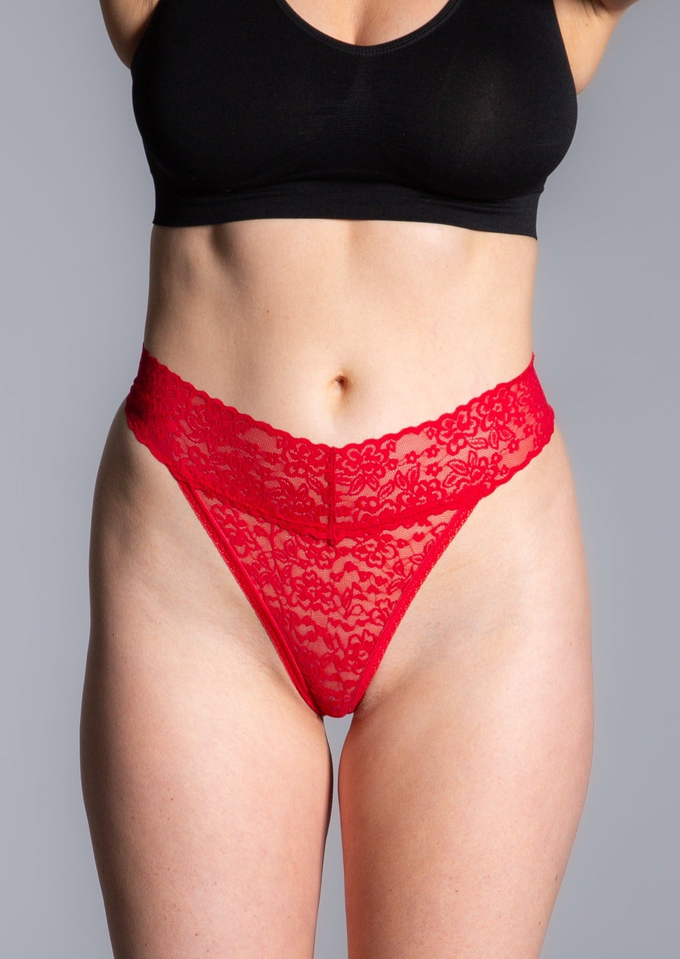 Geo Lace High Waist Thong - WE ARE WE WEAR