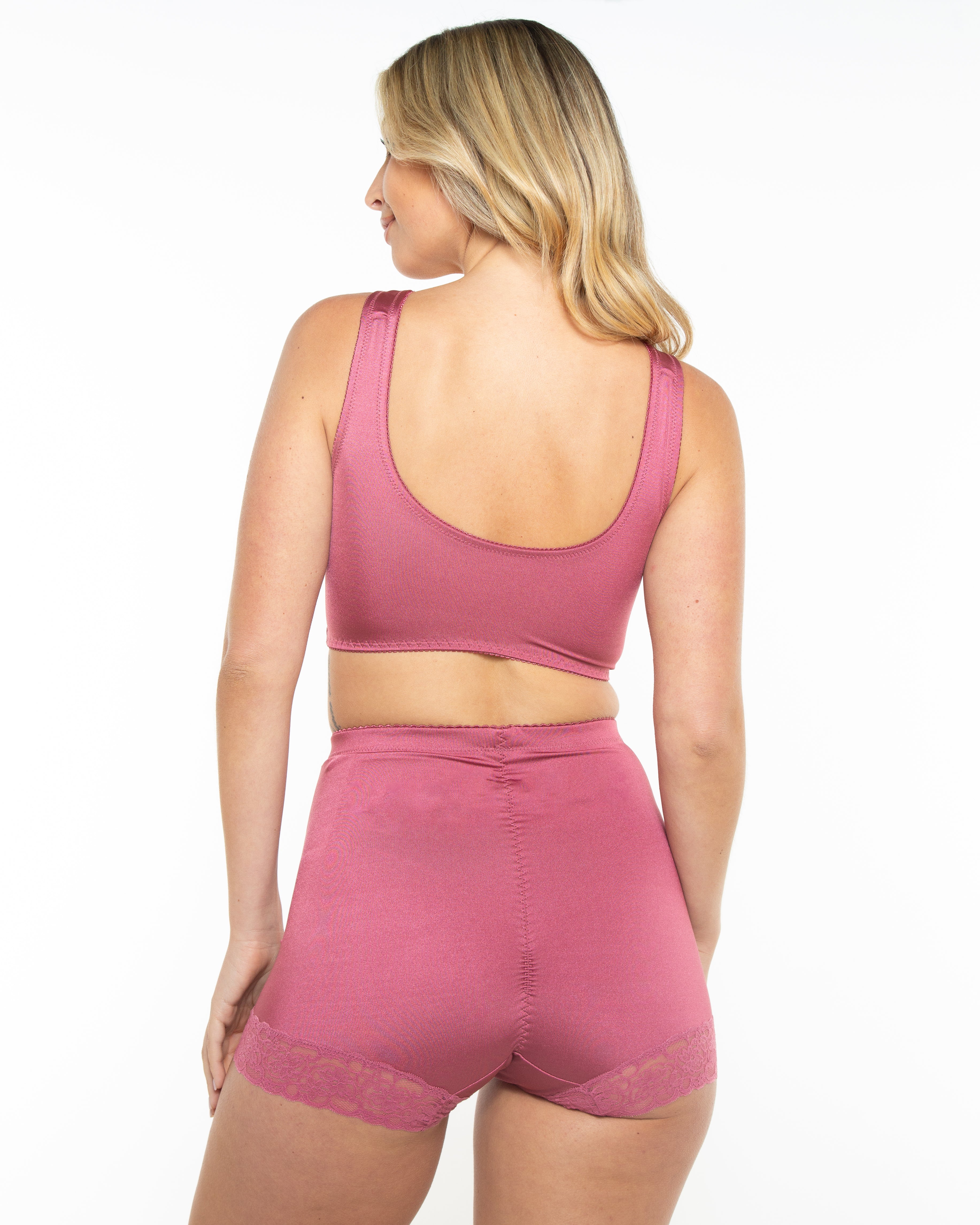 Rhonda Shear Control Underwear Women's New Comfy Panties Rose Pink Size  Medium