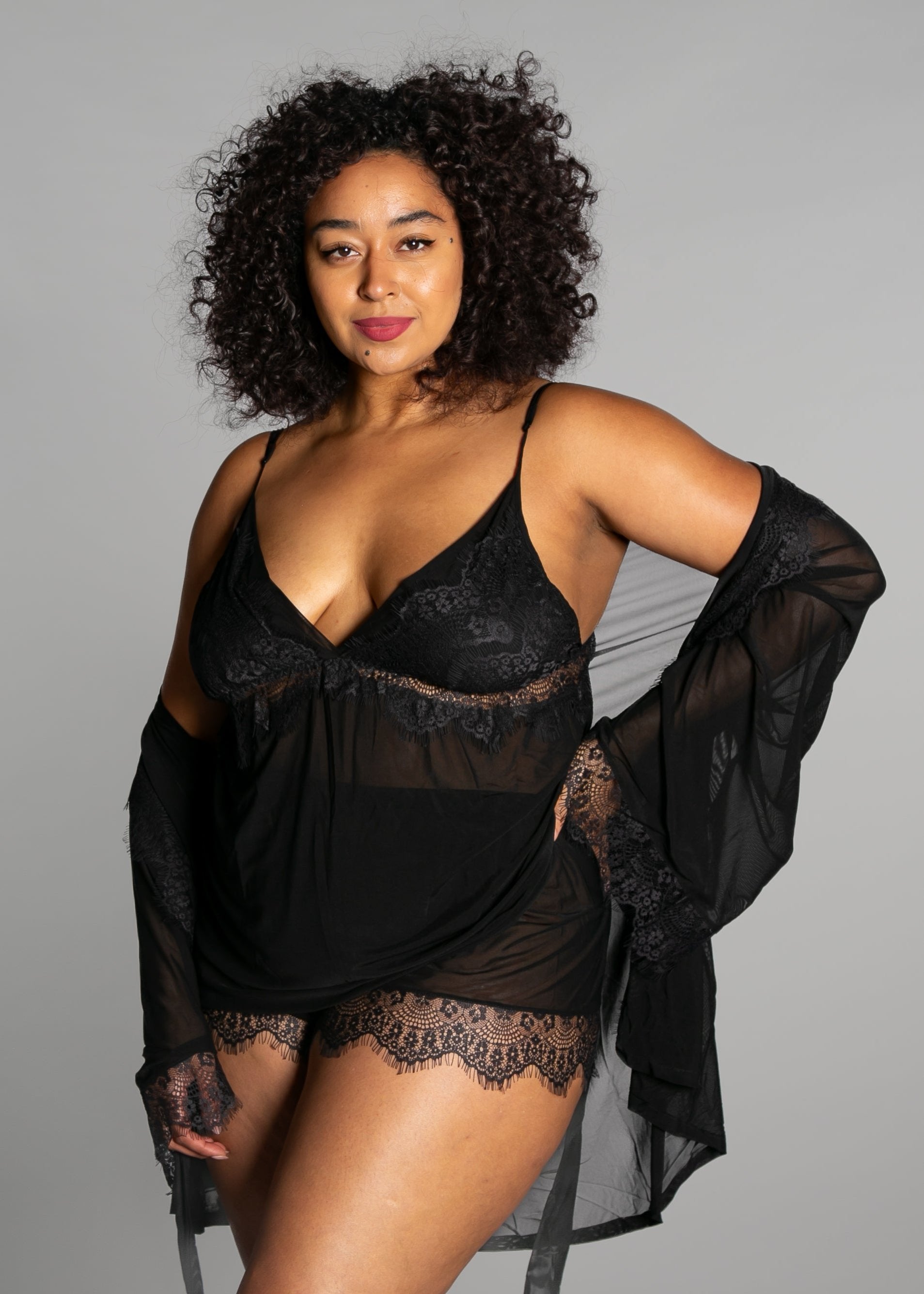 Up All Night Cami and Shorts Set - style 4809