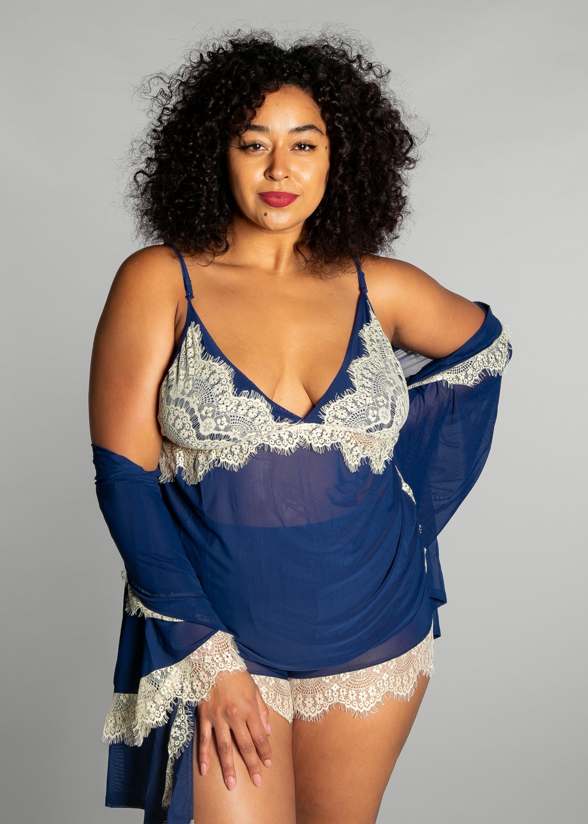 Up All Night Cami and Shorts Set - style 4809