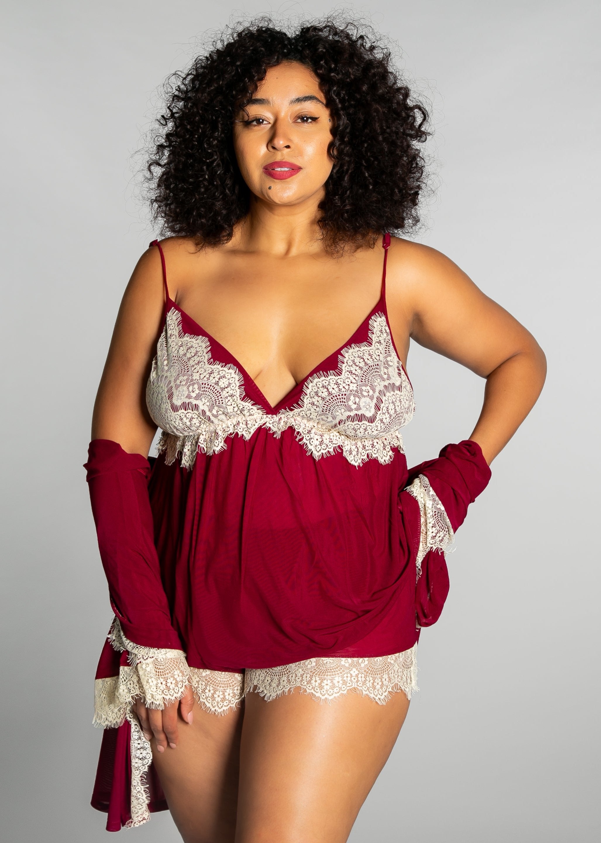 Up All Night Cami and Shorts Set - style 4809