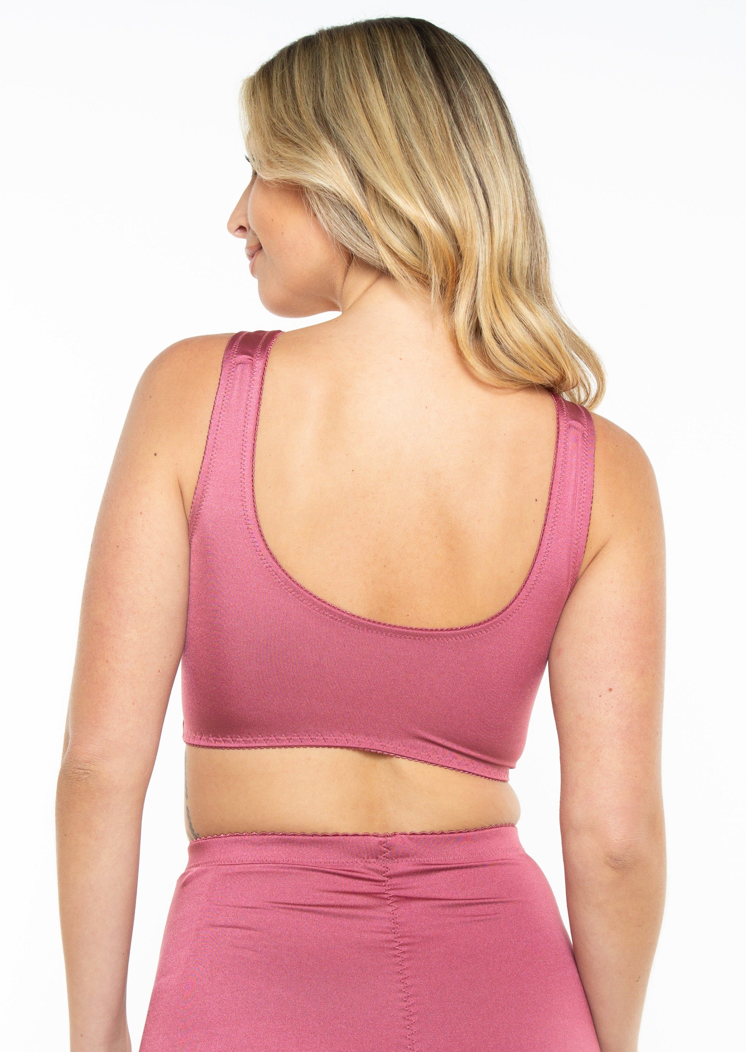 Women's Rhonda Shear 671 Lace Back Pin-Up Bra (Nude M)