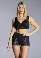 Pin-Up Girl Lace Leisure Bra w/Pads : back front