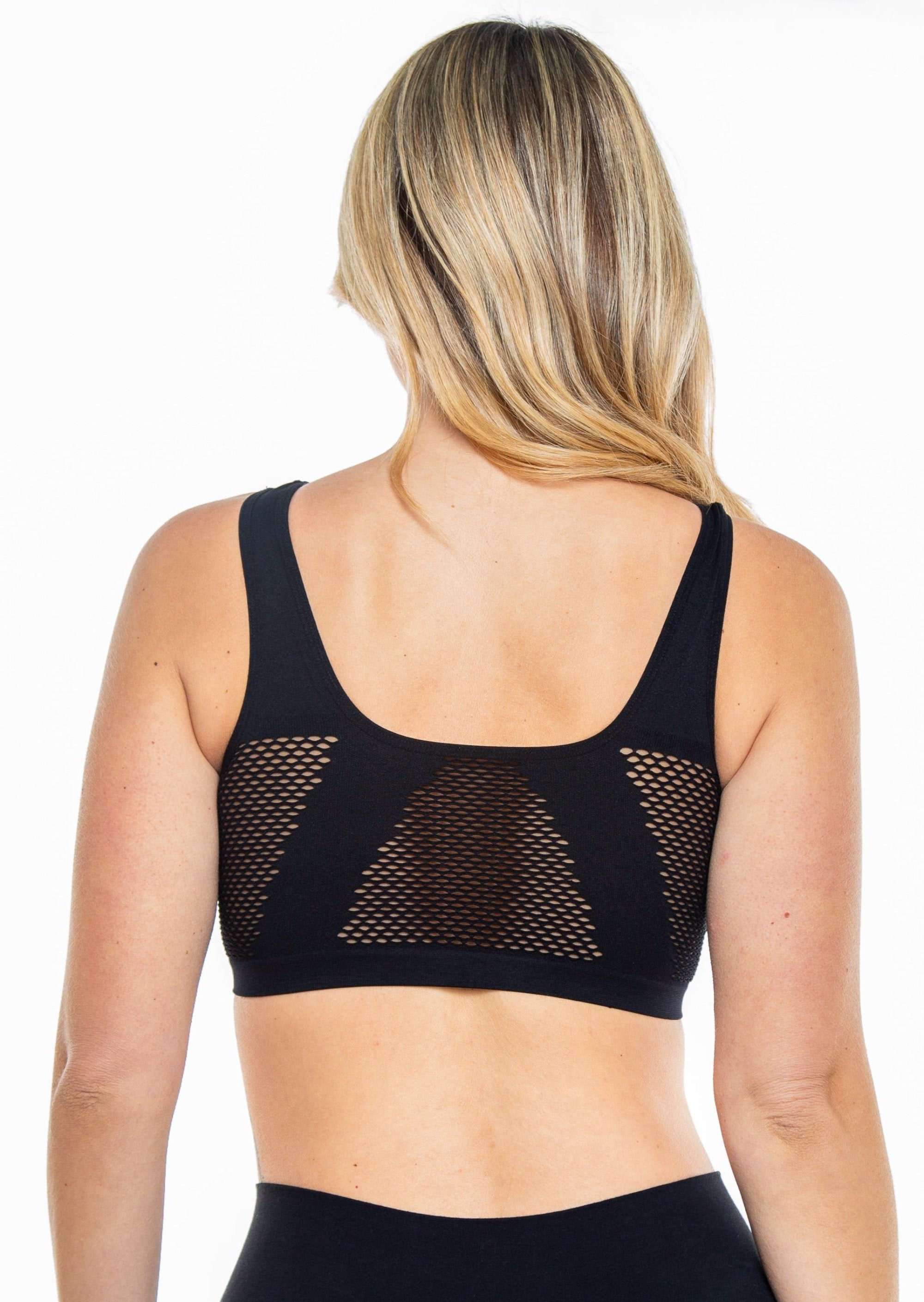 Seamless Crochet Detail Ahh Bra - style 9194