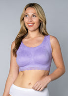 Style 9590 - Stretch Lace Leisure Bra - Lilac - front