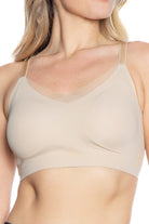 Invisible Edge Bra w. Mesh Cut-out Detail - style 9609