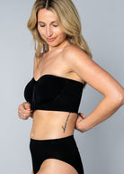 Antimicrobial Sweetheart Neckline Underwire Bandeau Bra_Rhonda_Shear_3