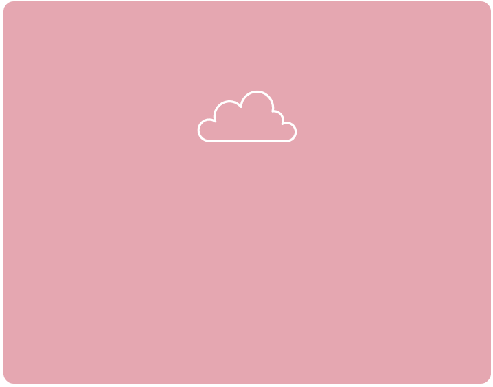 Cloud - Comfort pink background 