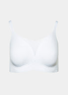 Style-1700-PERFORATED GEL BRA WITH MESH DETAIL-White