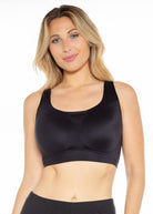 Style-9100-SHEAR SCULPT ACTIVE BRA-Black-Front