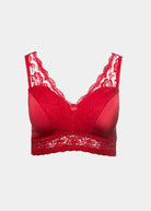 Style 6729 - Pin Up with Removable Pads - Beloved Red front Ghost Mannequin 