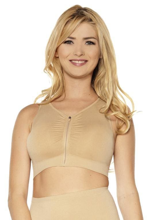 Seamless Zip Front Bra with Padded Strap_Rhonda_Shear_7