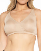 Ribbed Knit Surplice Front Bra - 1692