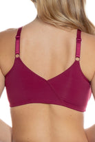 Butterknit Wrap Bra with Crossover Back - style 1795