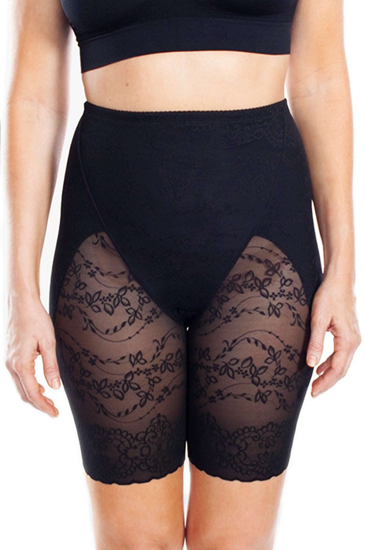 Super Soft Lace Detail Tummy Control Ultra Light Support Shapewear