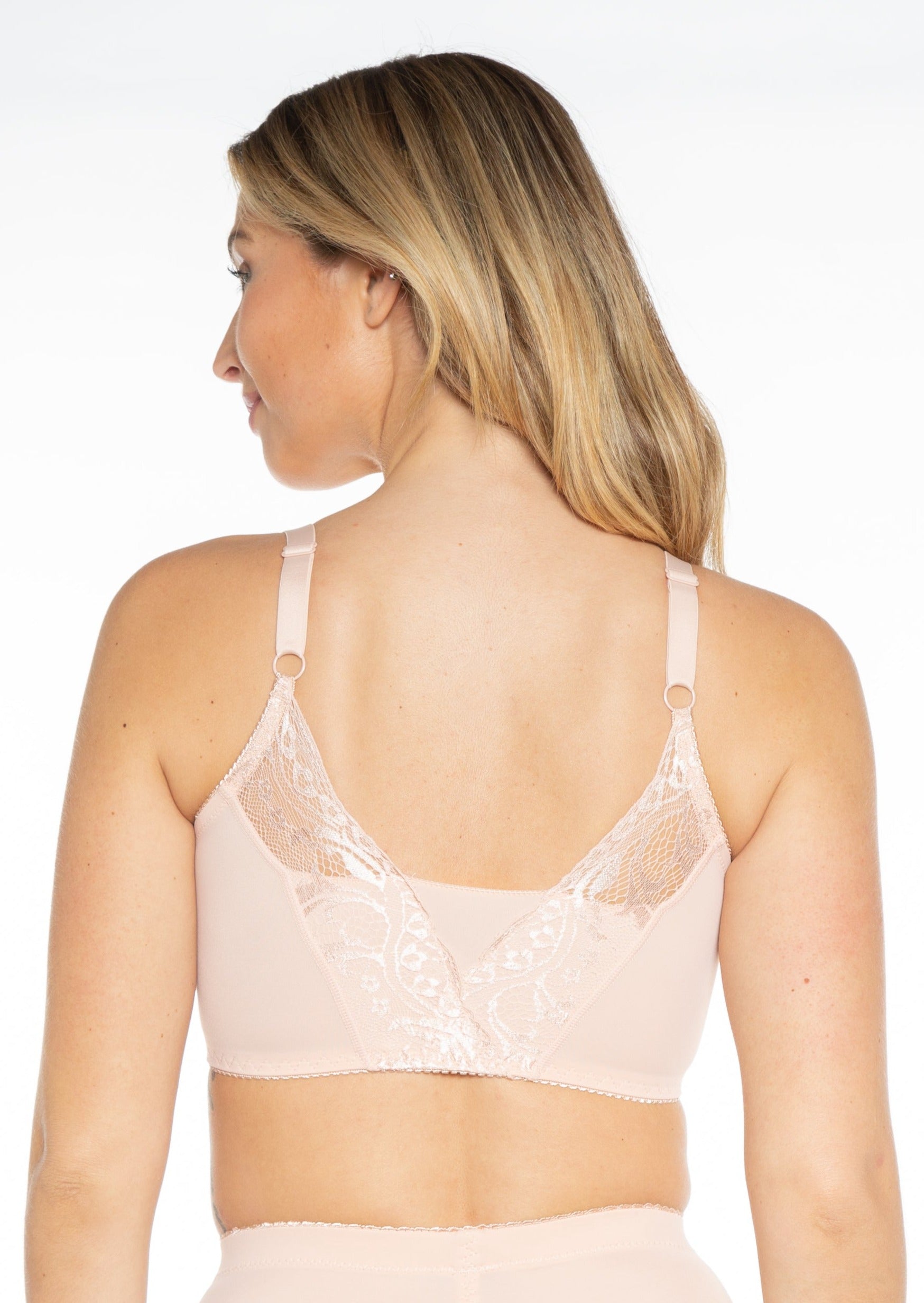 Rhonda Shear Molded Cup Bra with Lace Trim – goSASS
