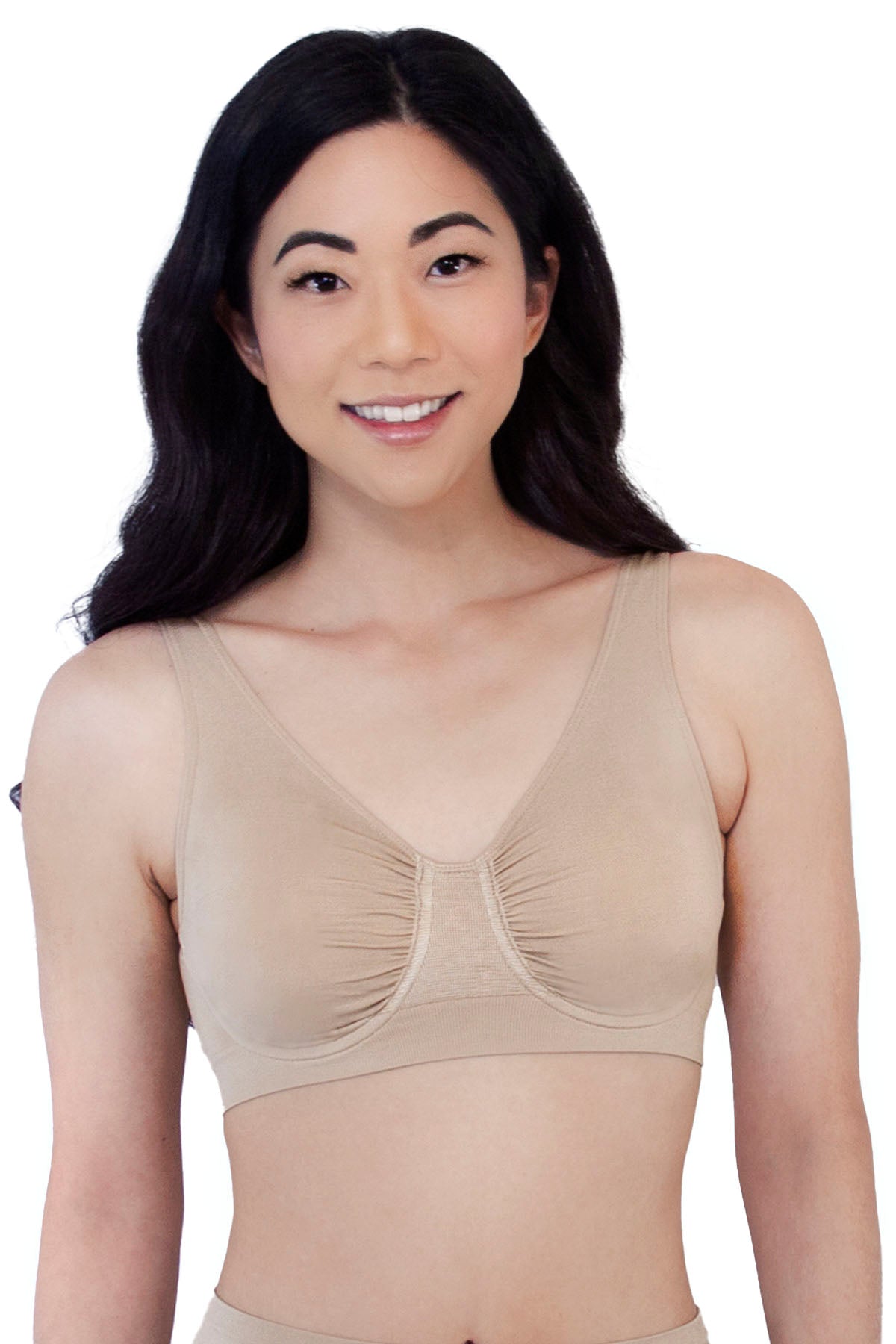 Seamless Underwire Bra With Lace Strap Detail Rhonda Shear, 58% OFF
