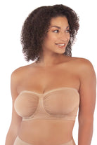 Antimicrobial Sweetheart Neckline Underwire Bandeau Bra_Rhonda_Shear_3