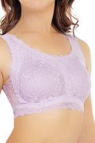 Style 9590 - Stretch Lace Leisure Bra - Mauve side