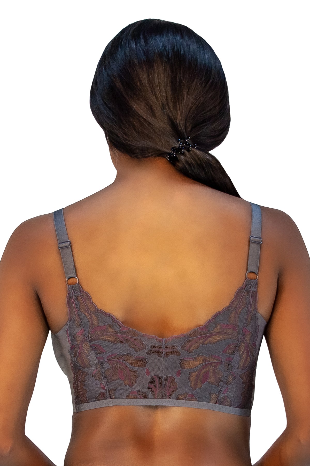 Rhonda Shear Seamless Ahh Bra with Lace Back Detail 9363 