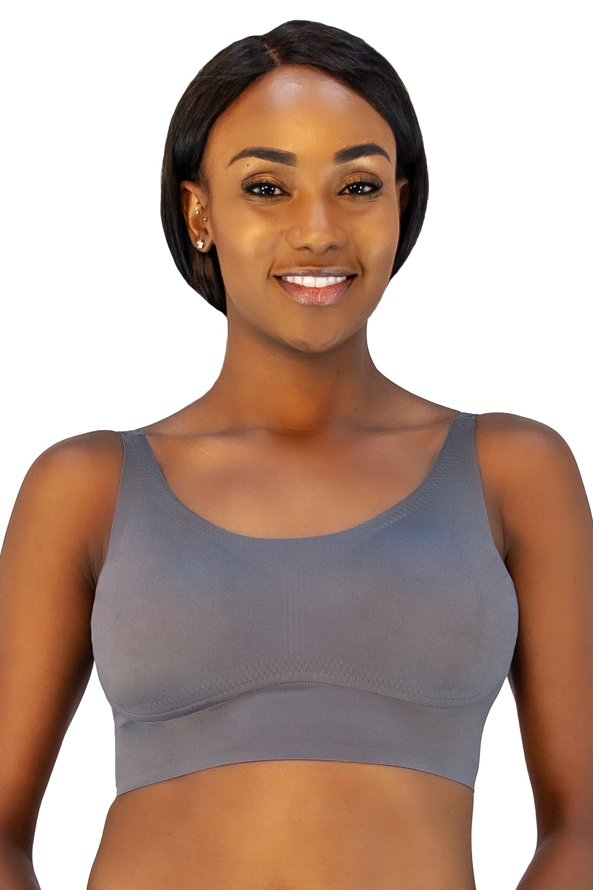 Sport Bra for Women's Adjustable Large Side Support Cross Wire-Free  Sleepwear Comfy Side-Finish Lace Vest 