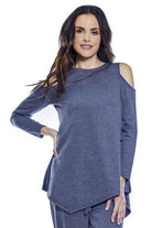 Cold Shoulder Long Sleeve Top_Rhonda_Shear_3