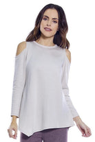 Cold Shoulder Long Sleeve Top_Rhonda_Shear_1