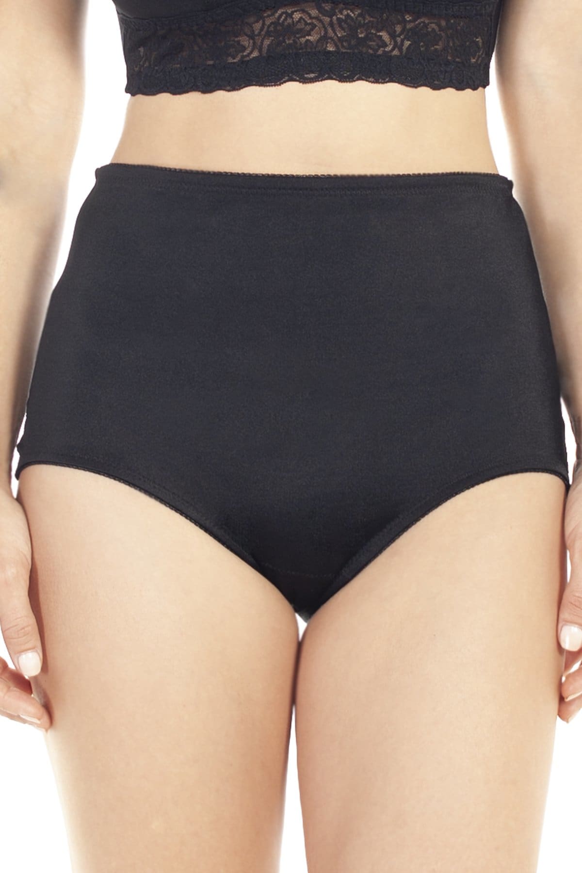 Rhonda Shear Underwear Panty Lace Cheeky Bikini Brief 630924 (Neuturals)~  XL