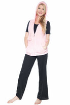Marshmallow Zip Front Vest with Hood_Rhonda_Shear_4