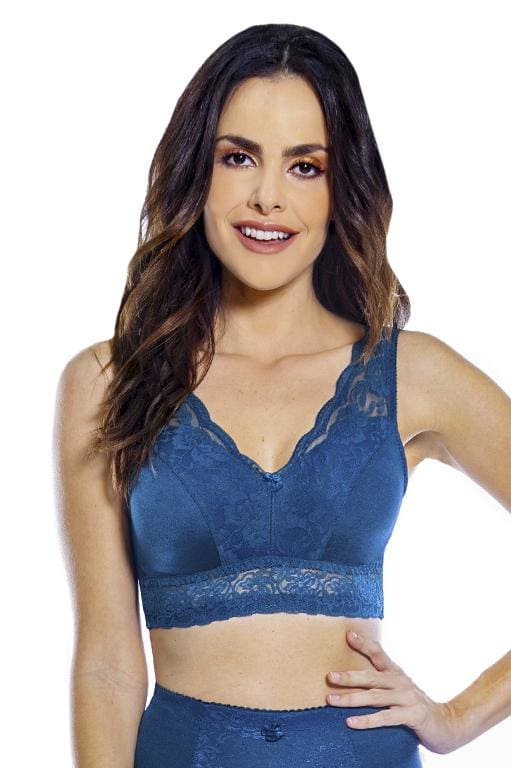 Rhonda Shear 2-pack Pin Up Bra with Back Closure, Amethyst/Gray, Small  (576270) - Catania Gomme S.r.l.