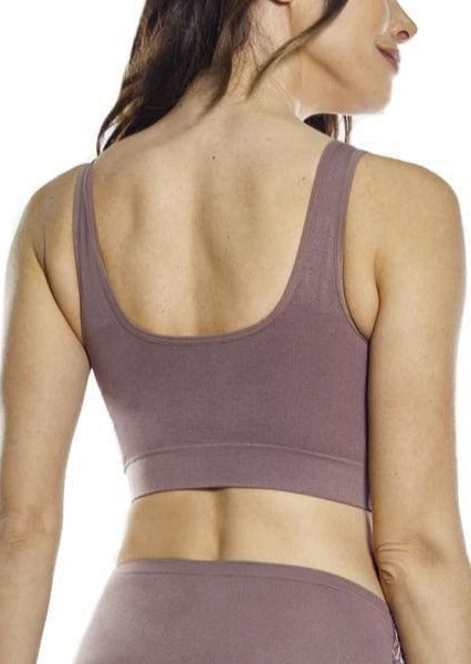 Seamless Bra with Lace Inset, Bras