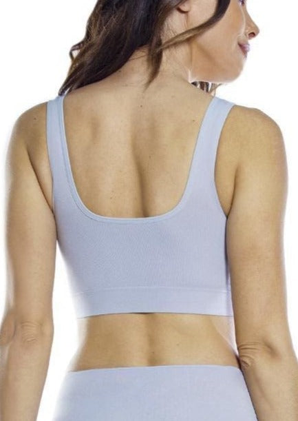 Seamless Bra with Lace Inset, Bras