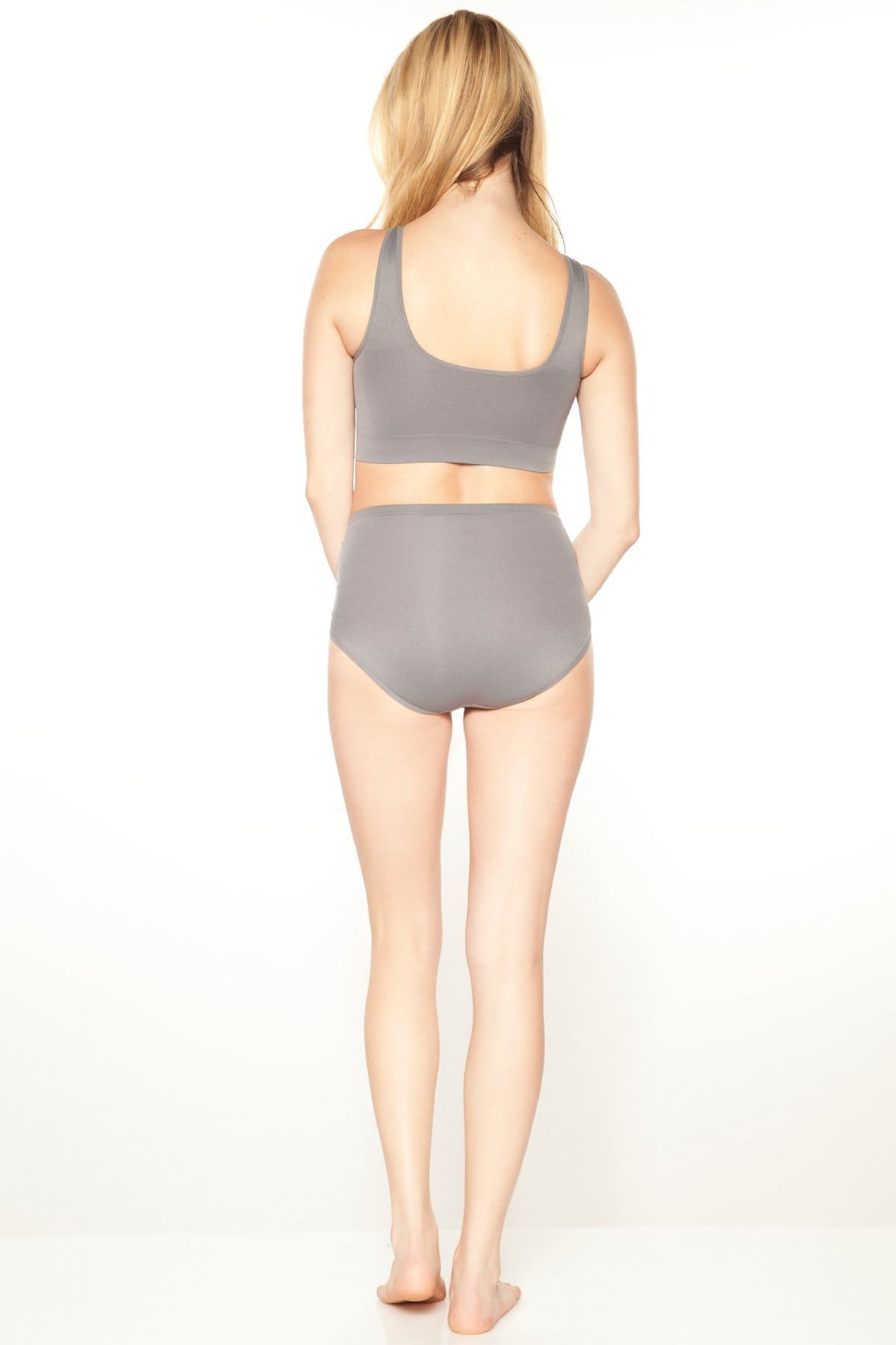 Seamless Brief with Lace Overlay : Sale Colors