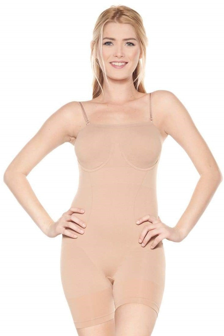 Women's super slimming adjustable fabric underwear full body shaper